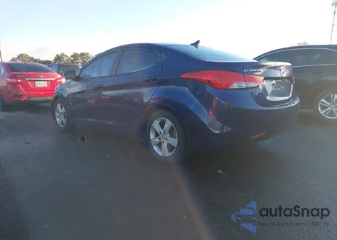 2013 Hyundai Elantra Gls из США, поврежденный, VIN 5NPDH4AE8DH442836